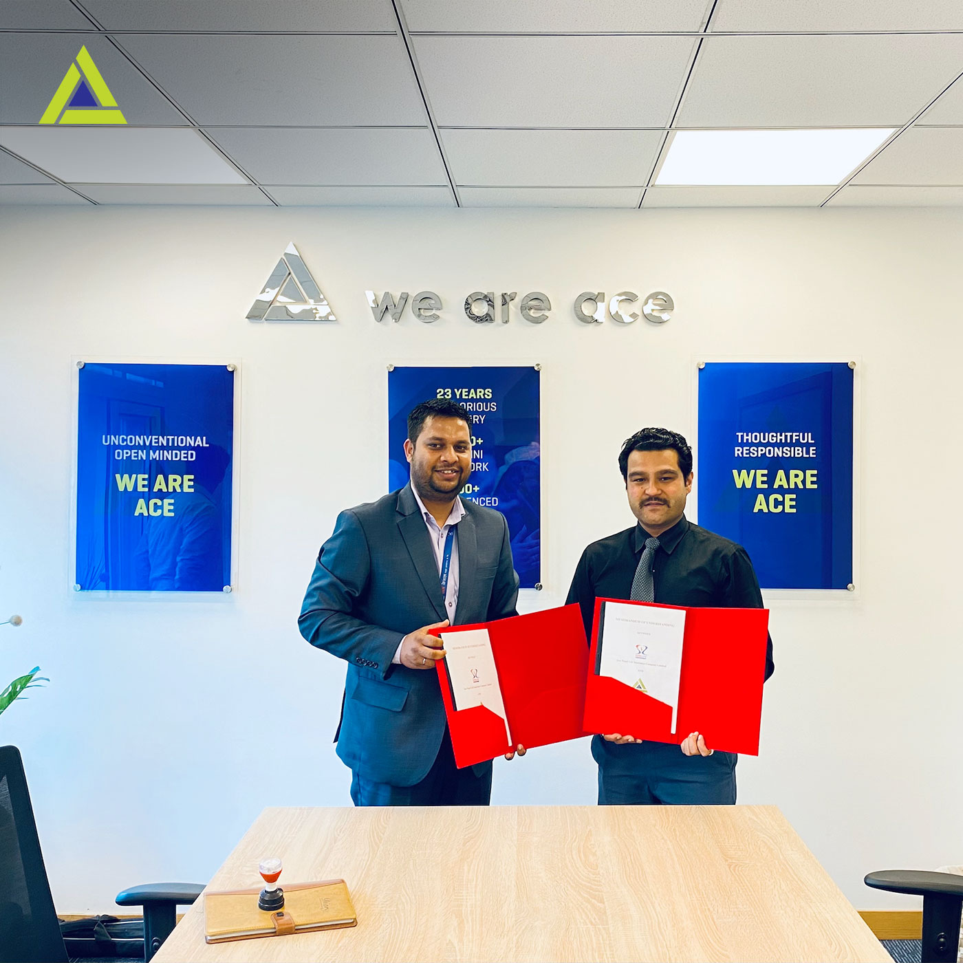 A Memorandum of Understanding (MoU) was signed between Ace Institute of Management and Sun Nepal Life Insurance Company