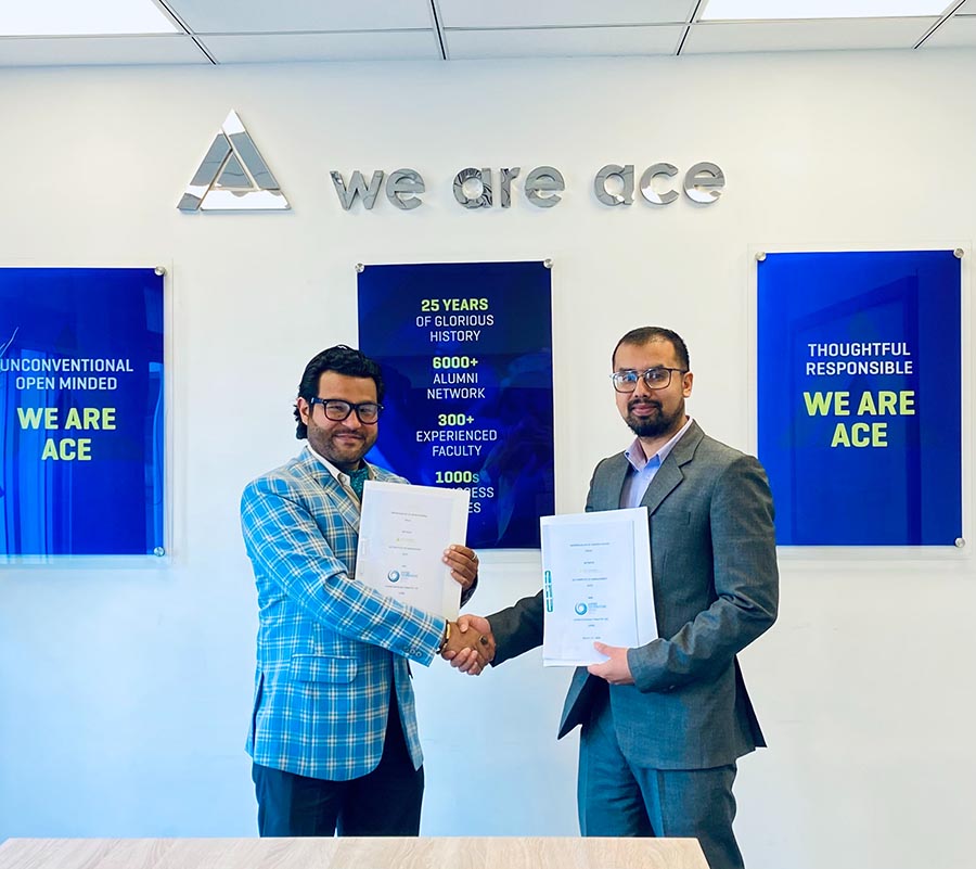MoU signed between Ace Institute of Management and United Distributors Nepal Pvt. Ltd,