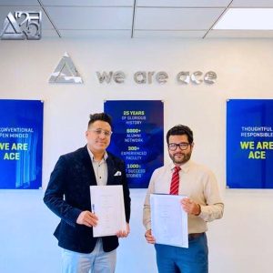 MoU was signed between Ace Institute of Management and JA Group