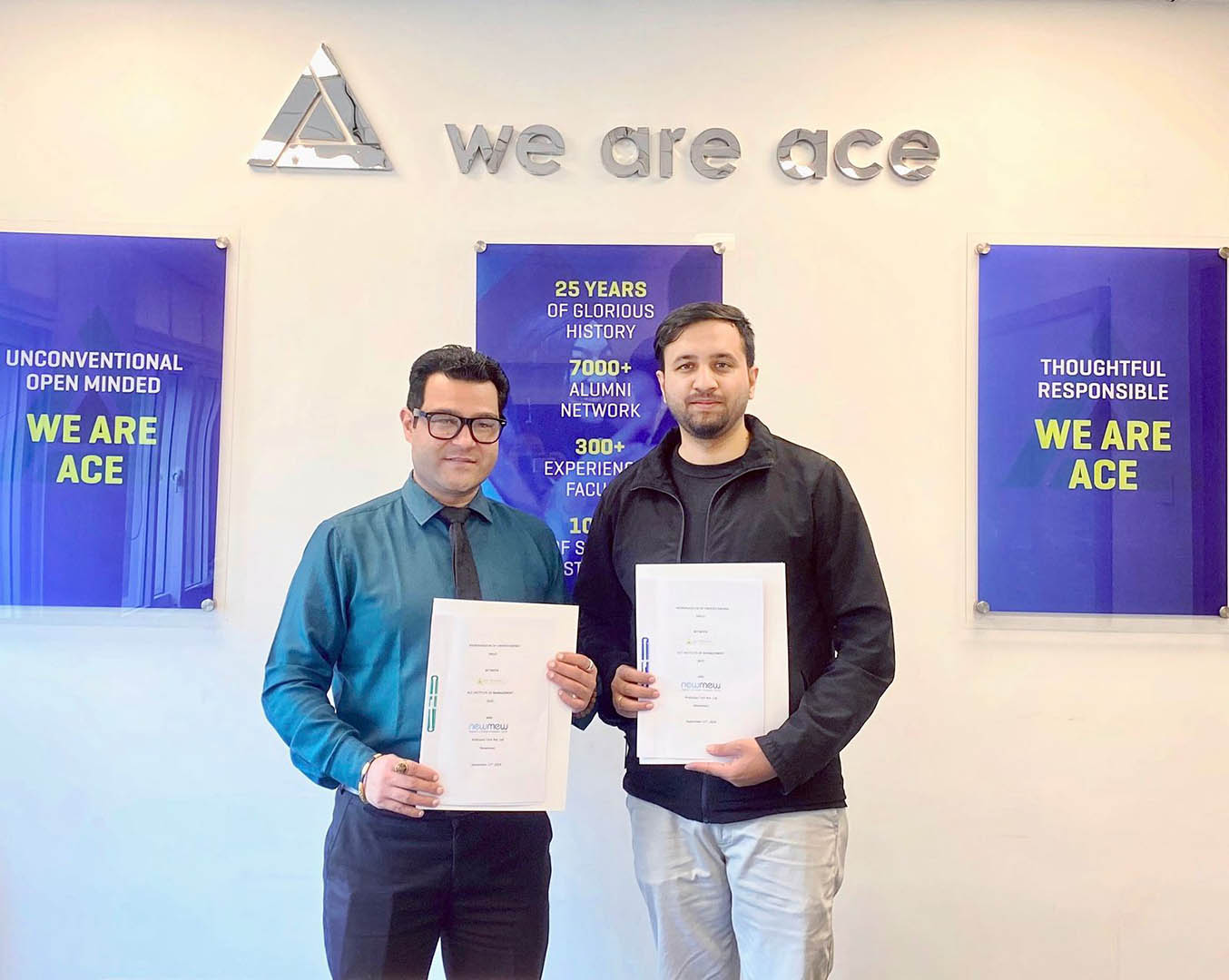 MoU signed between Ace and Profusion Tech Pvt. Ltd.