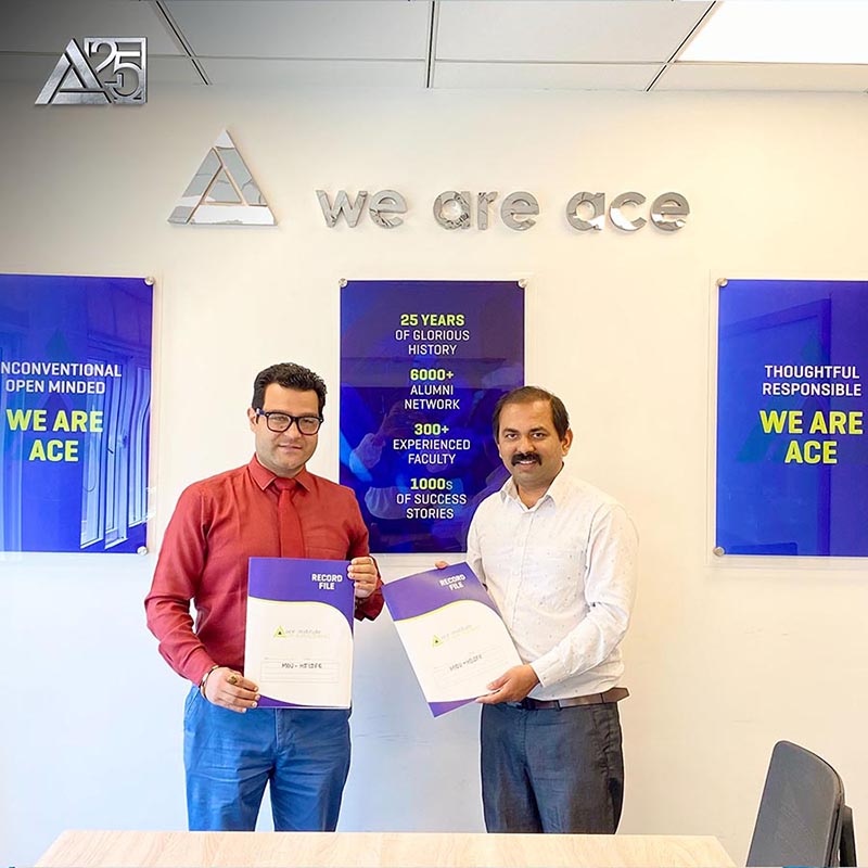 MoU signed between Ace and Hilife International Pvt. Ltd.