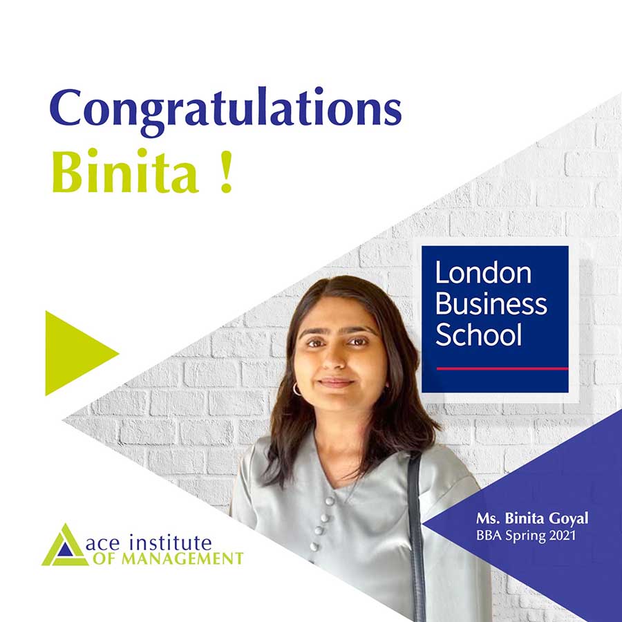 Congratulations Binita !