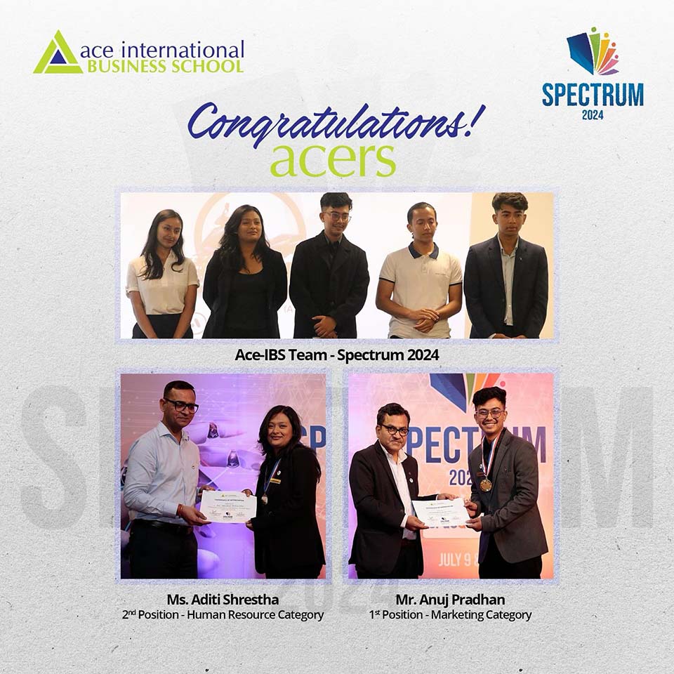 Students of Ace International Business School participated in Ace-Spectrum 2024